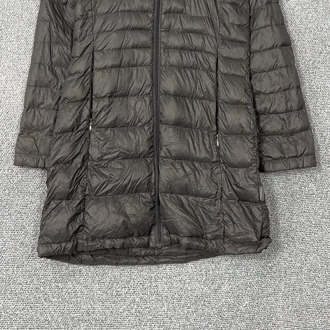 캘빈클라인 여성 그레이 경량 롱 패딩 XS 상품이미지4