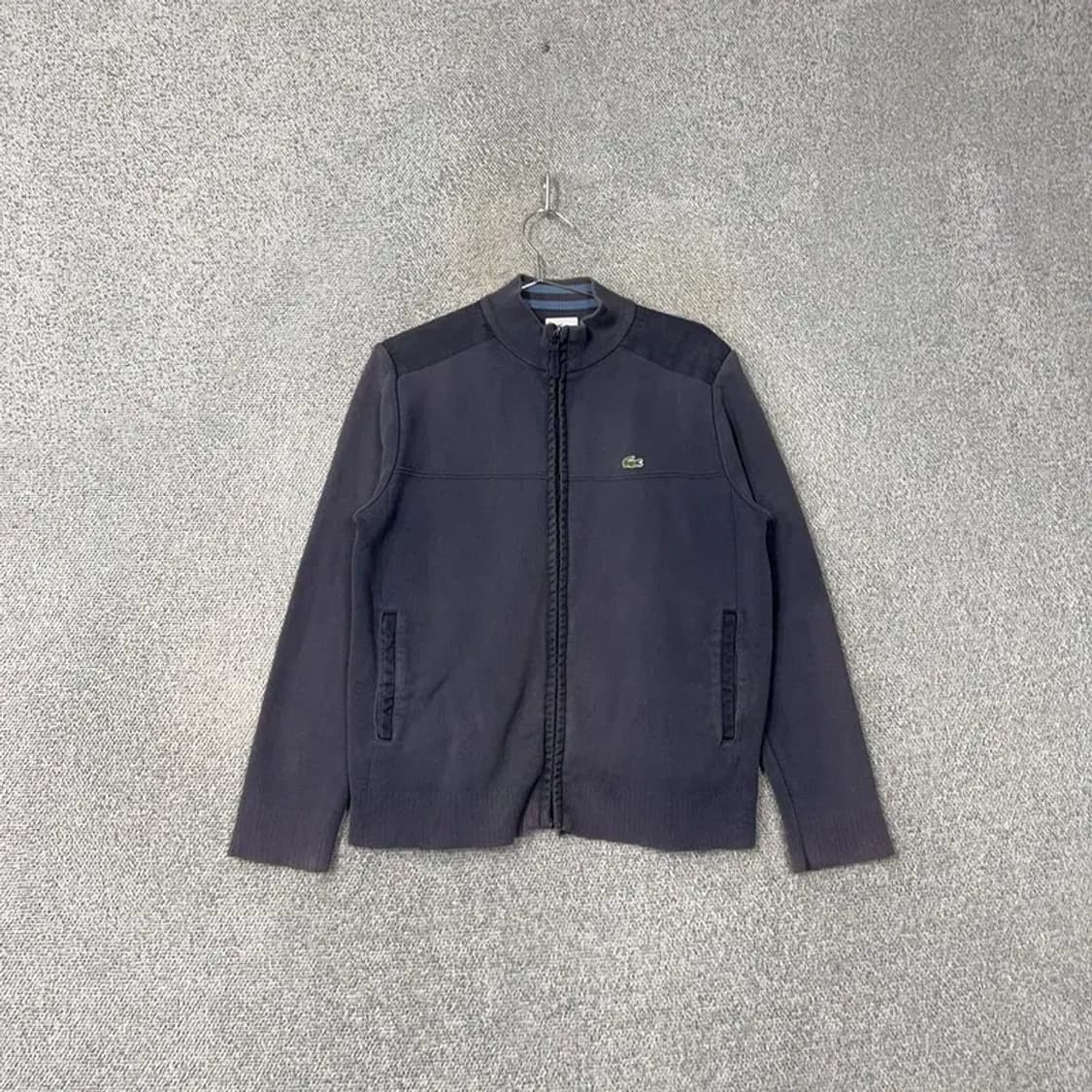 라코스테 로고 네이비 코튼 블루종 95 상품이미지1