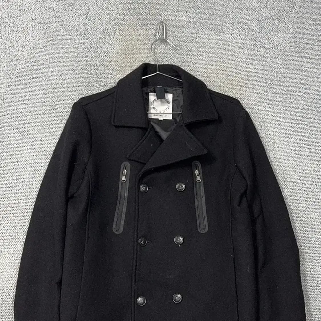 빈폴 킴존스 포켓 블랙 울 코트 95 상품이미지3