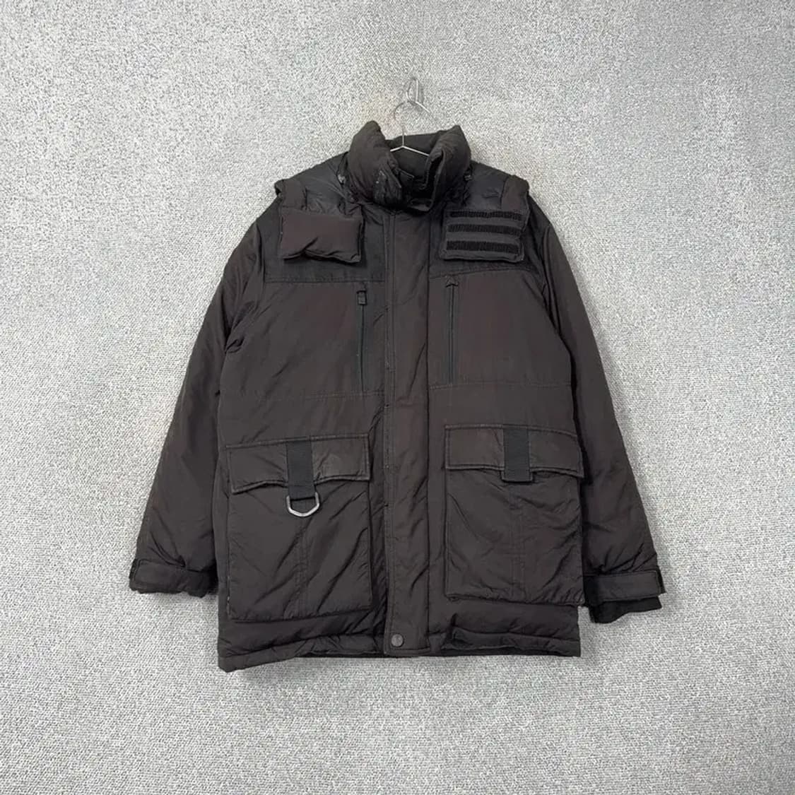 MLB  포켓 블랙 패딩 100 상품이미지1