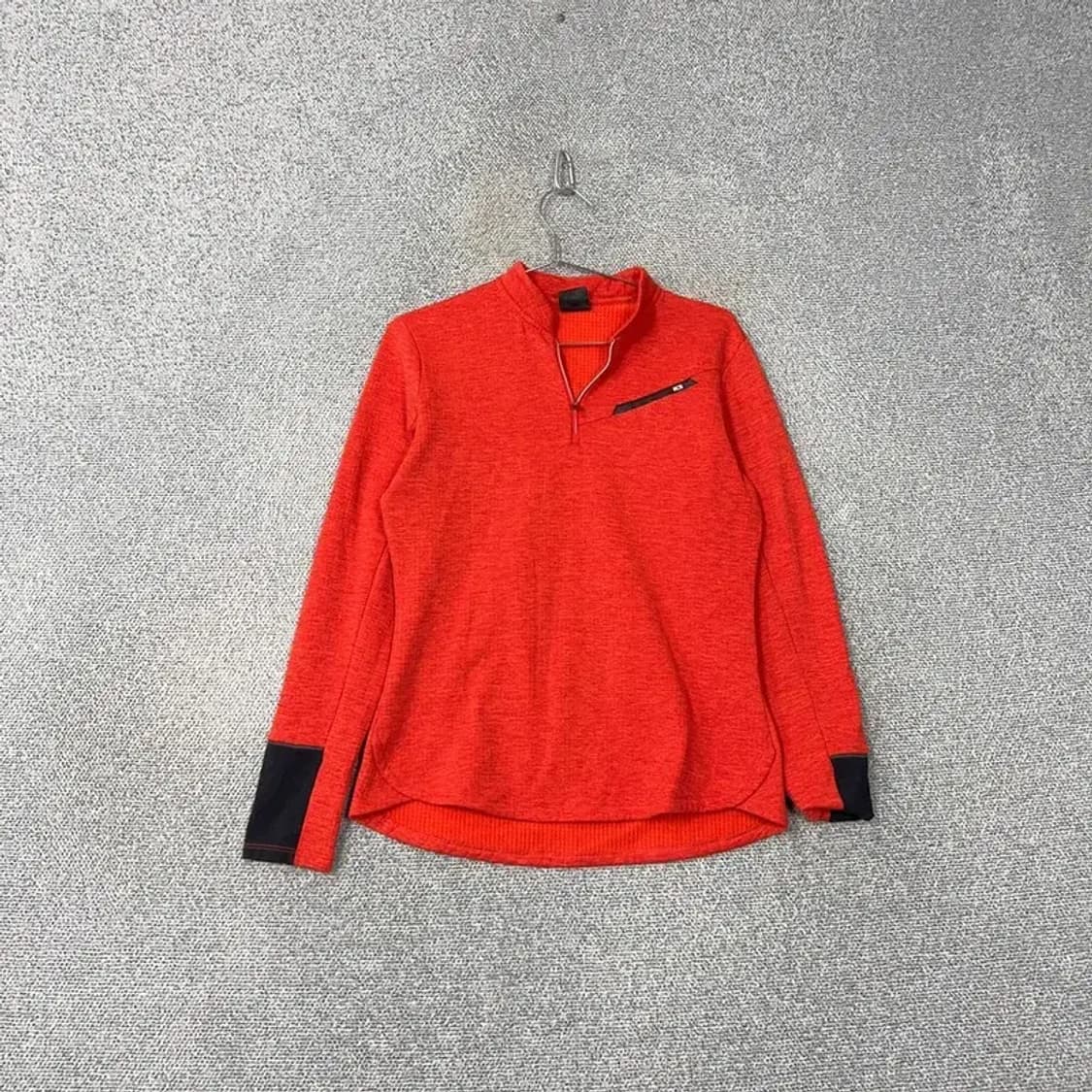 K2 플라이워크 기능성 레드 반집업 긴팔티 095 상품이미지1