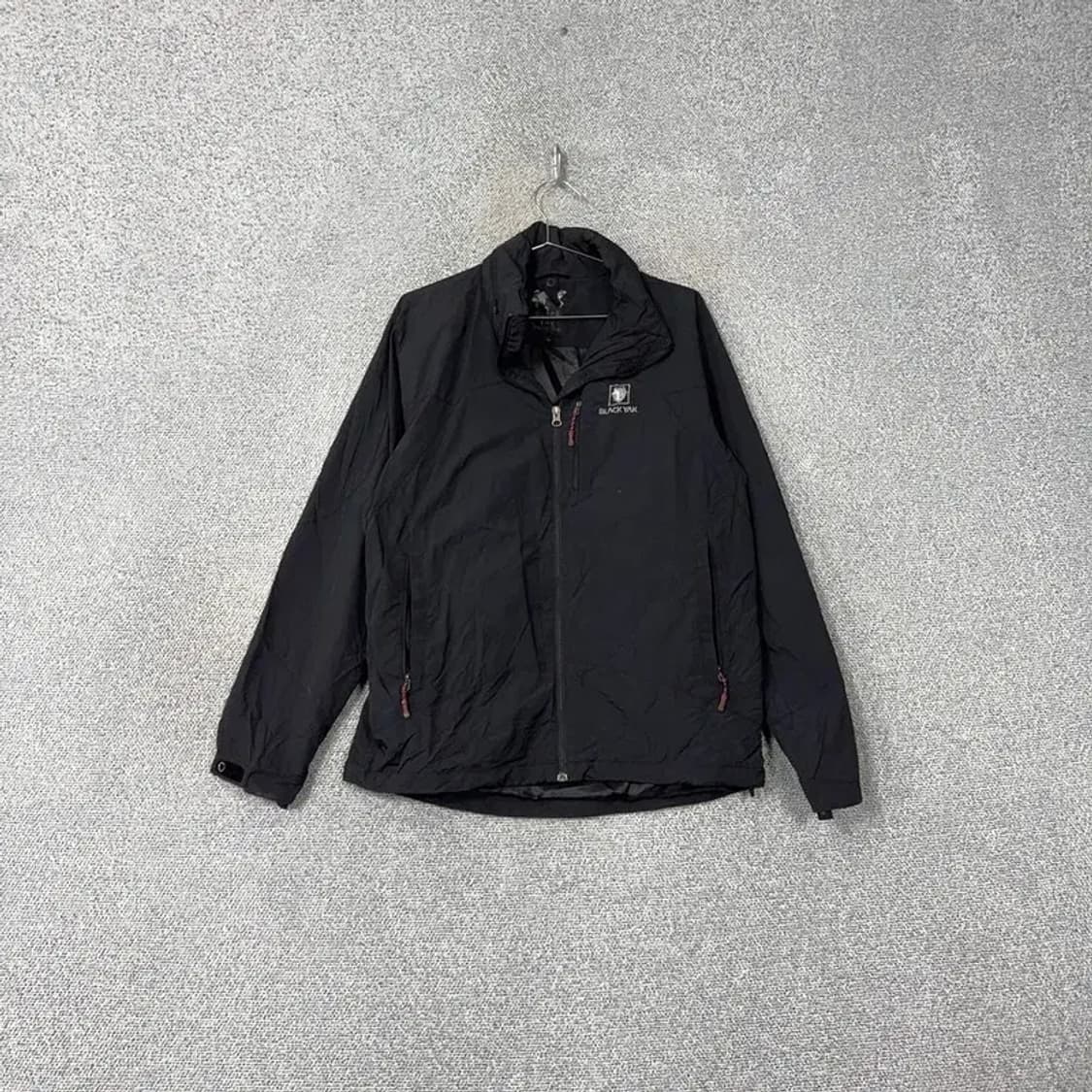 블랙야크 블랙 로고 기능성 바람막이 100 상품이미지1