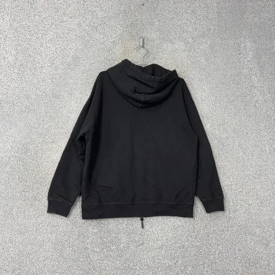 그루브라임 스펠 로고 오버핏 블랙 후드집업 M 상품이미지2