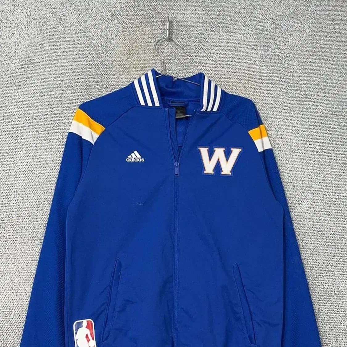 아디다스 NBA 골든 스테이트 기능성 블루 긴팔티 100 상품이미지3