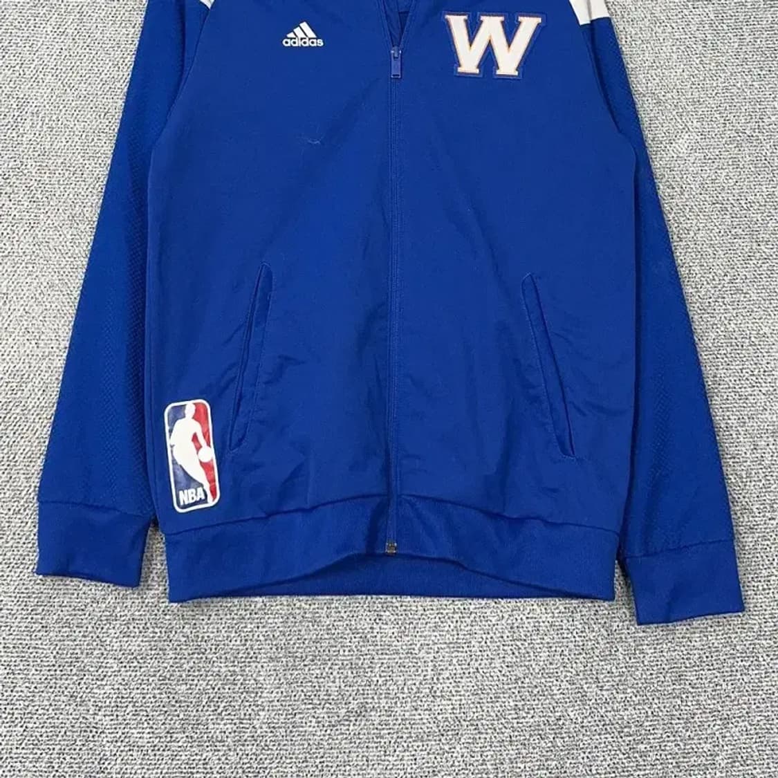 아디다스 NBA 골든 스테이트 기능성 블루 긴팔티 100 상품이미지4