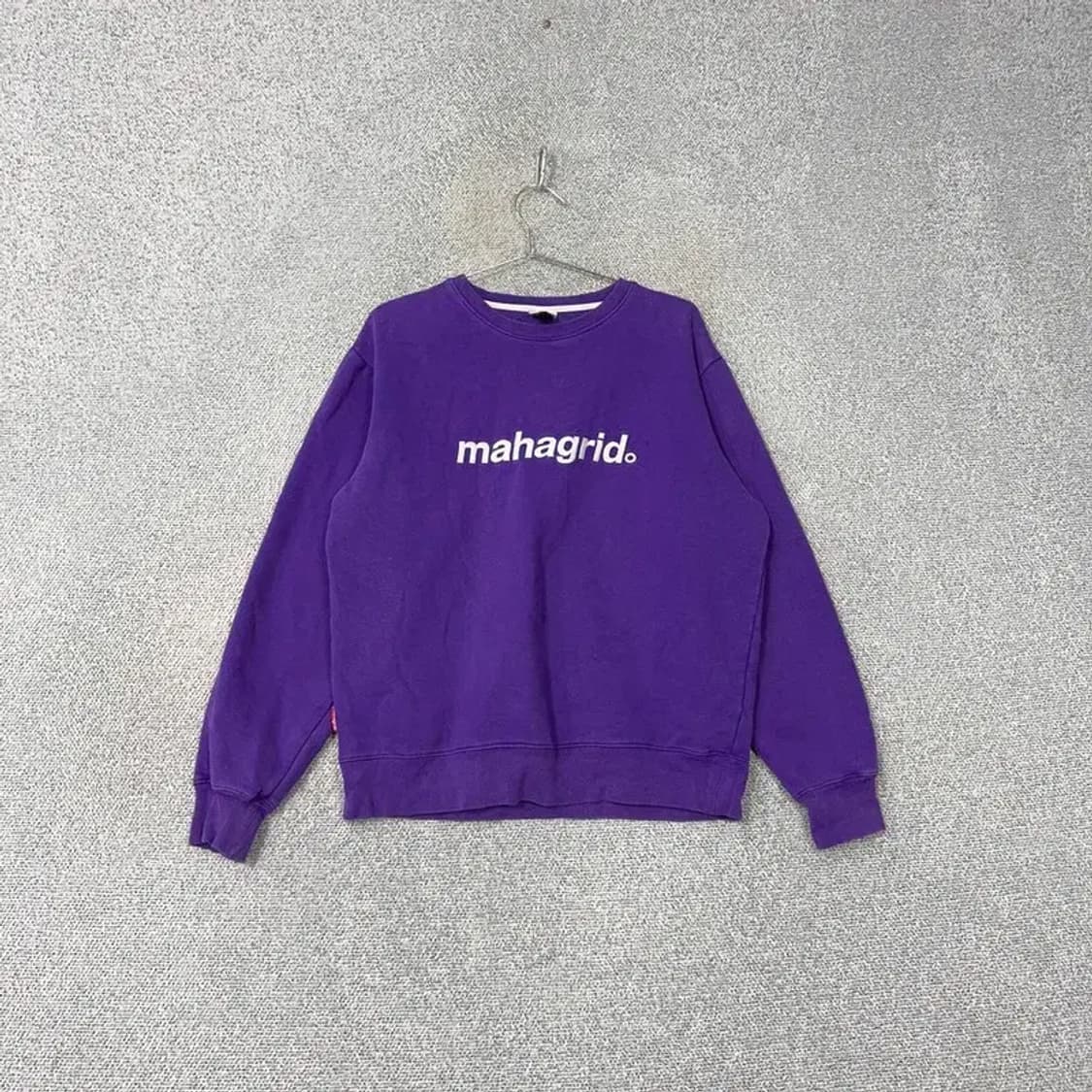 마하그리드 스펠 로고 퍼플 스웻셔츠 맨투맨 L 상품이미지1