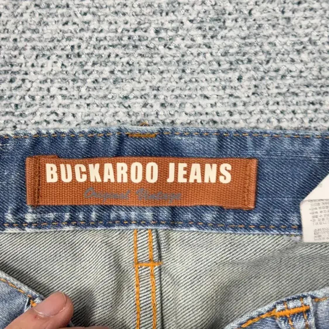 버커루 빈티지 페인팅 워싱 스키니진 청바지 28 상품이미지5