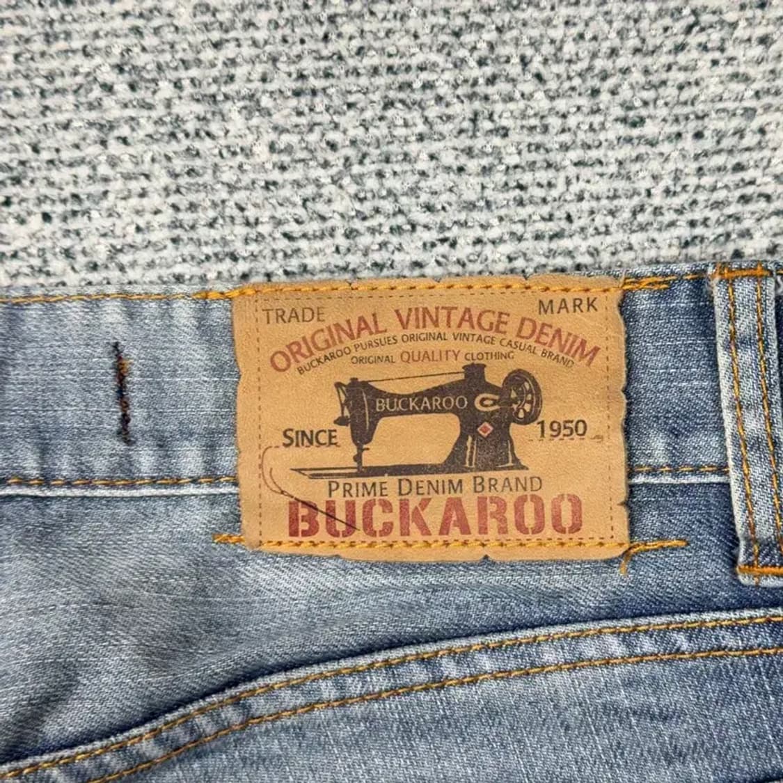 버커루 빈티지 페인팅 워싱 스키니진 청바지 28 상품이미지6