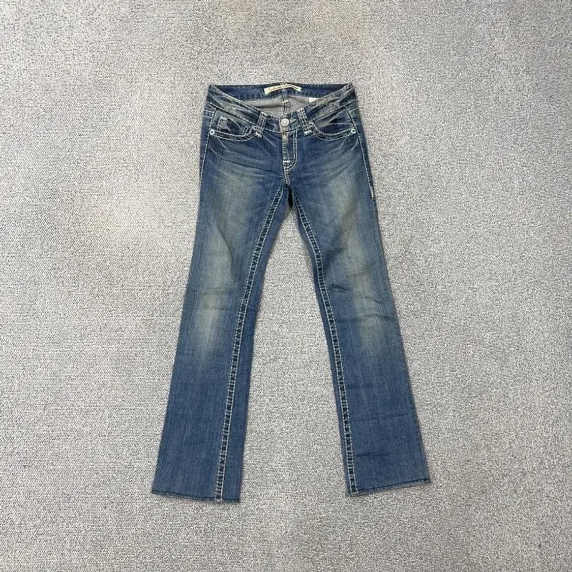 버커루 여성 빈티지 워싱 부츠컷 데님팬츠 27 상품이미지1