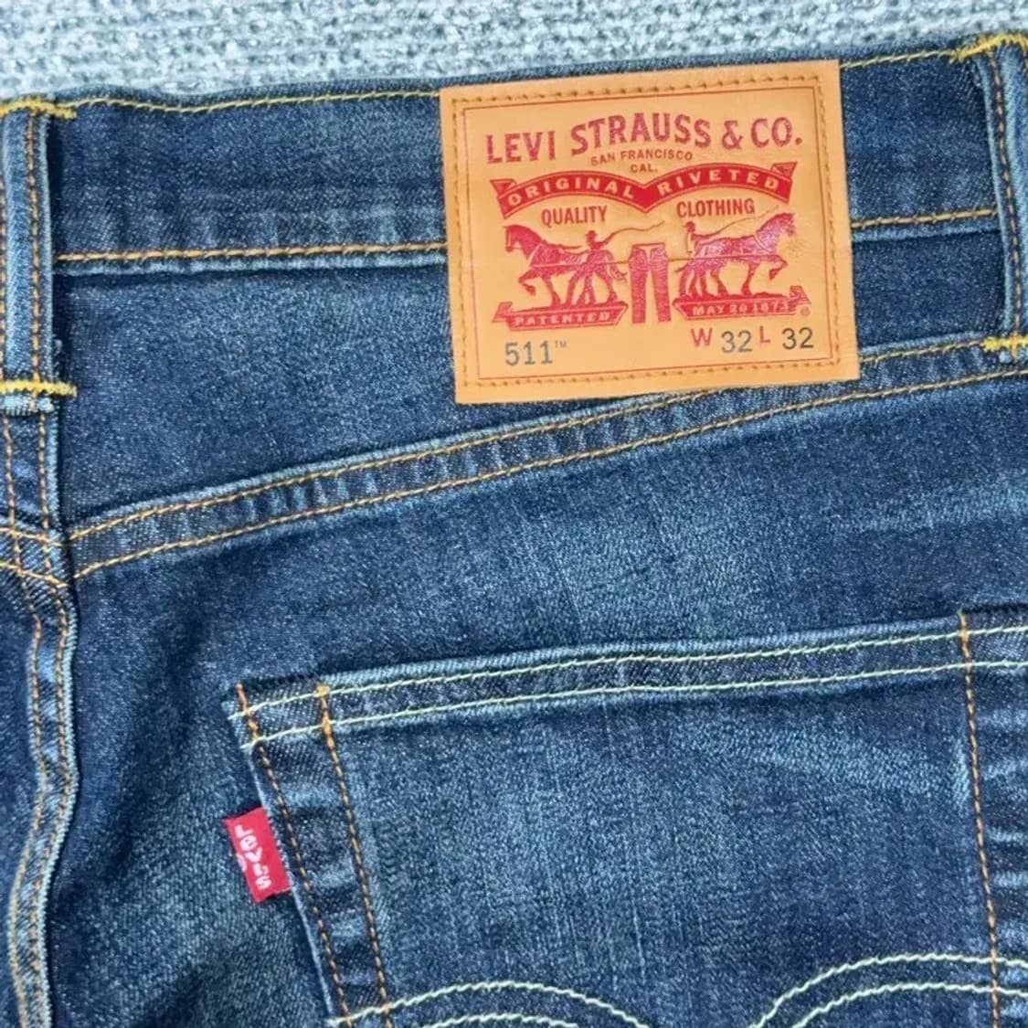 리바이스 511 빈티지 워싱 청바지 데님팬츠 32 32 상품이미지5