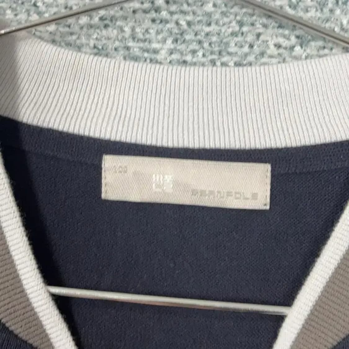 빈폴 남성 캐주얼 블루종 니트 집업 100 상품이미지3