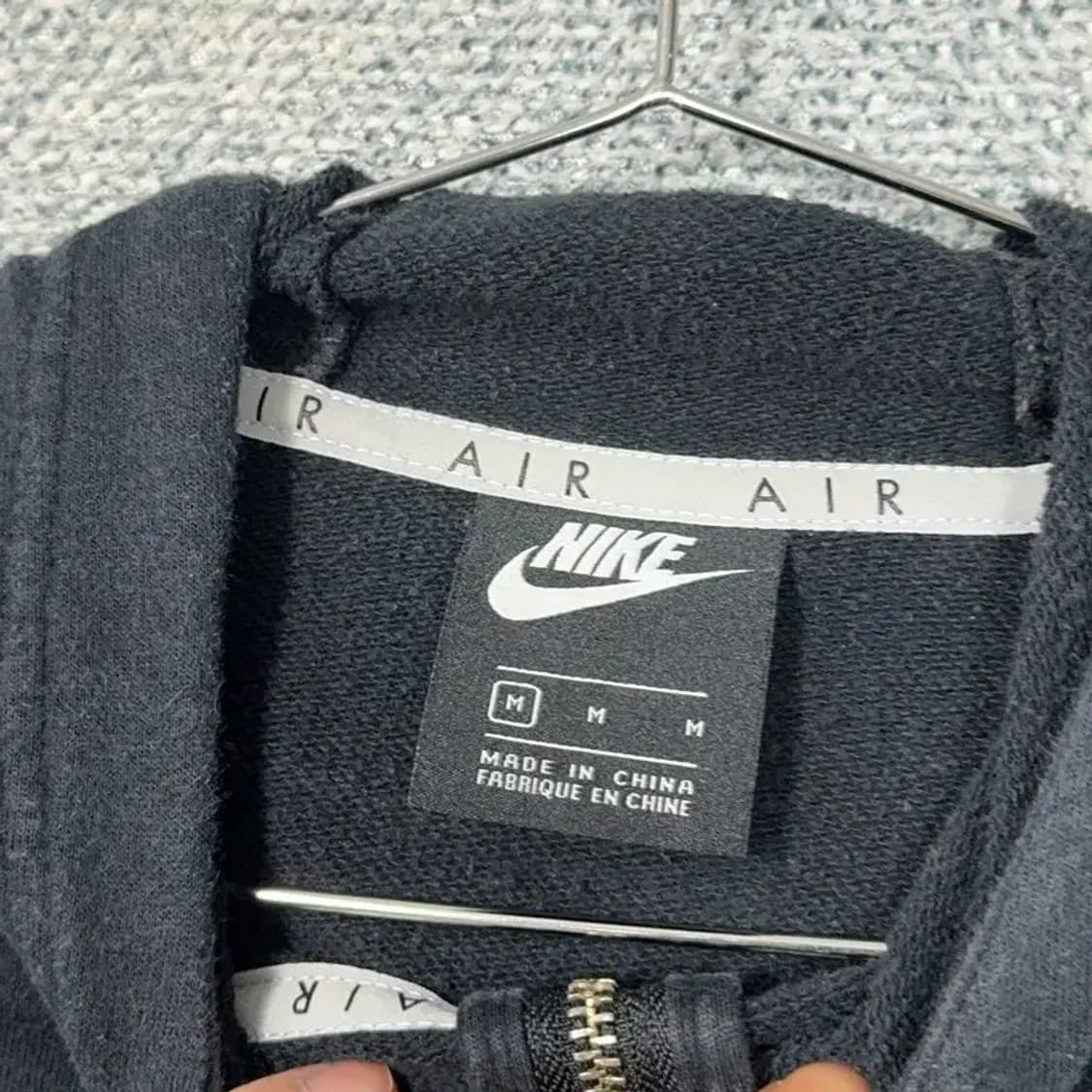 나이키 에어 스우시 블랙 후드집업 M 상품이미지3