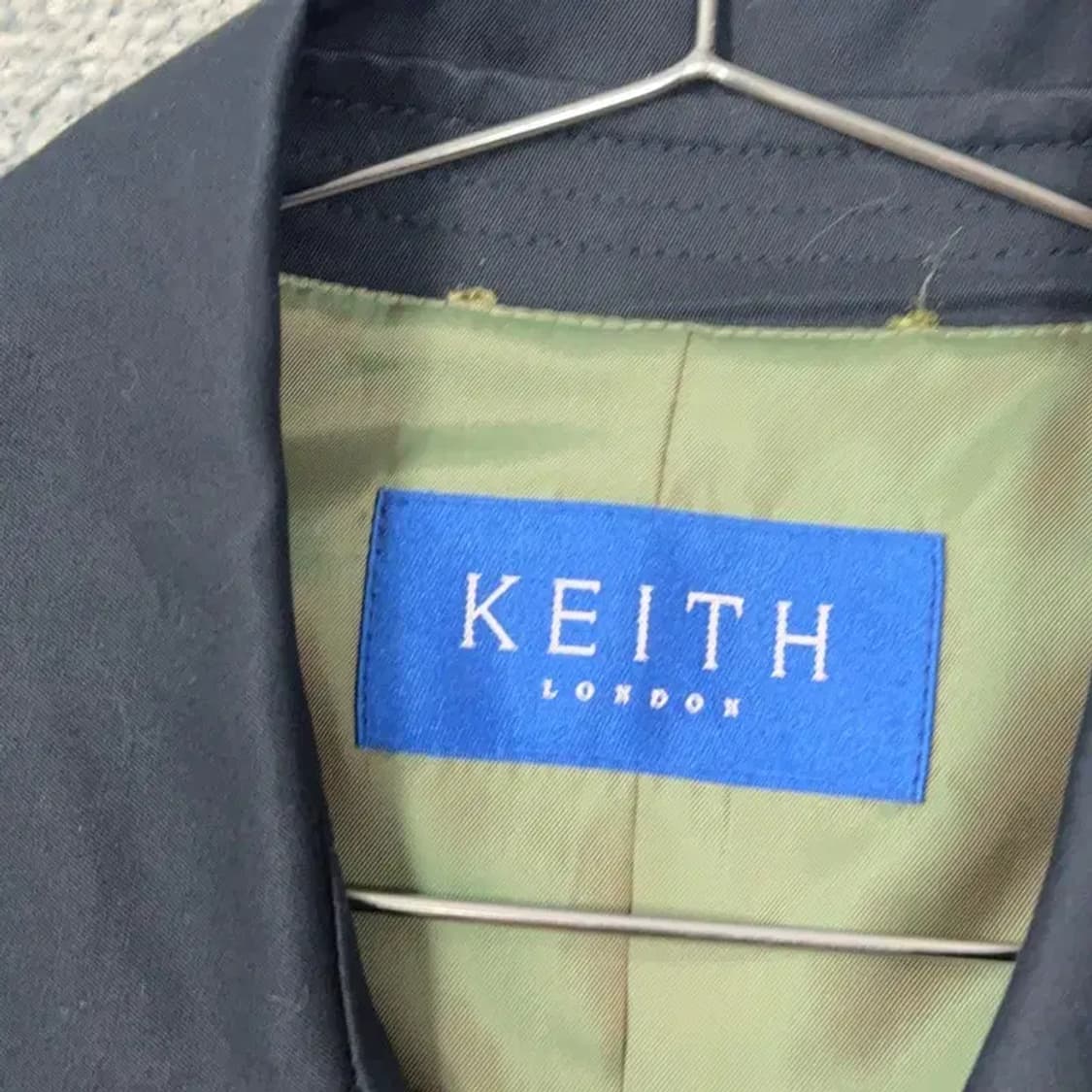 키이스 여성 네이비 트렌치 코트 85-90-160 상품이미지3