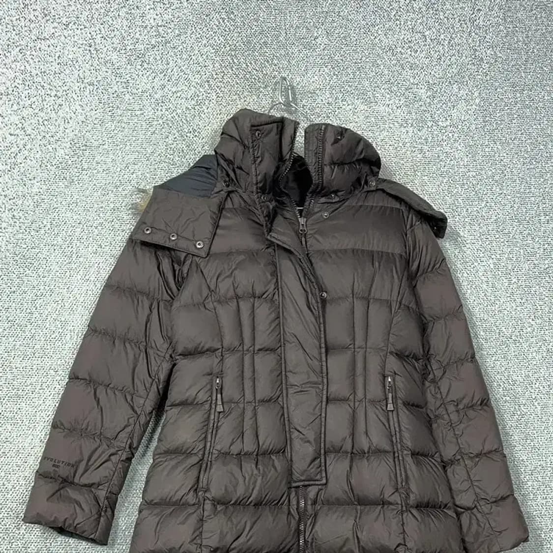 네파 라쿤퍼 퀄팅 브라운 롱패딩 90 상품이미지3