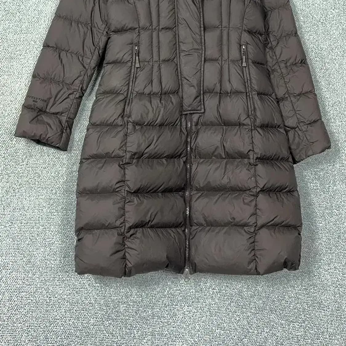 네파 라쿤퍼 퀄팅 브라운 롱패딩 90 상품이미지4