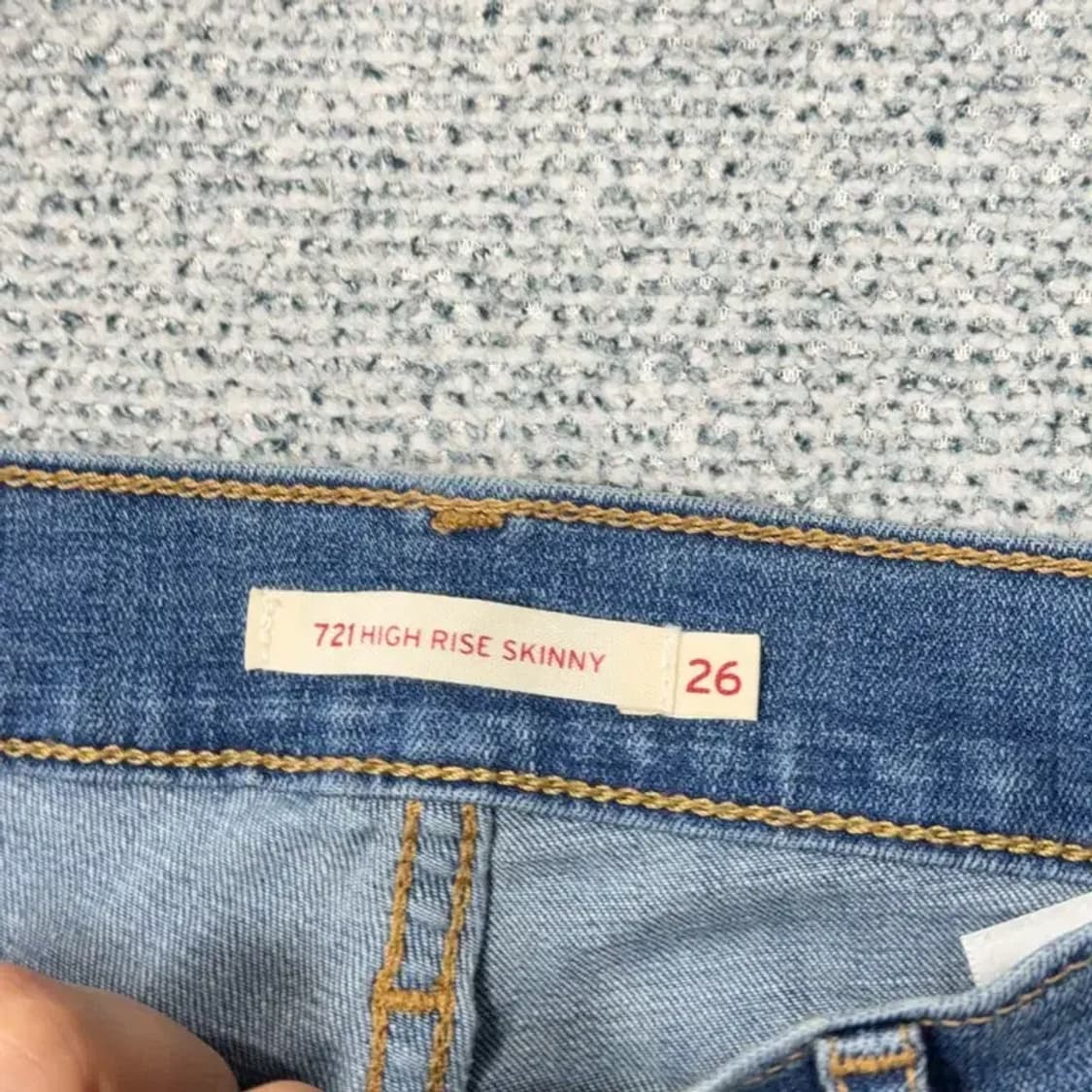 리바이스 여성 중청 청바지 26 상품이미지7