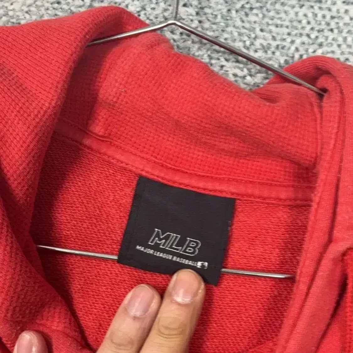 mlb 인디애나 프린팅 레드 후드티 110 상품이미지5