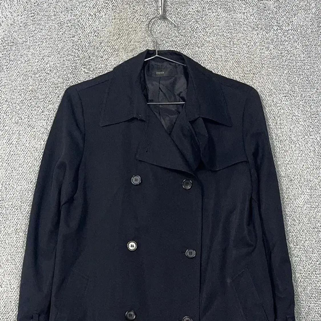 한섬 시스템 여성 네이비 트렌치코트 상품이미지3