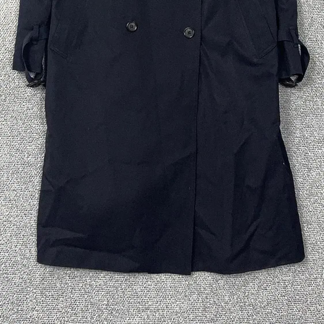 한섬 시스템 여성 네이비 트렌치코트 상품이미지4