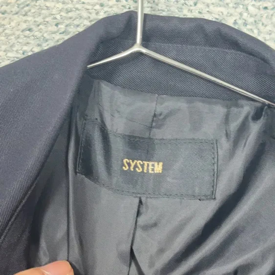 한섬 시스템 여성 네이비 트렌치코트 상품이미지5