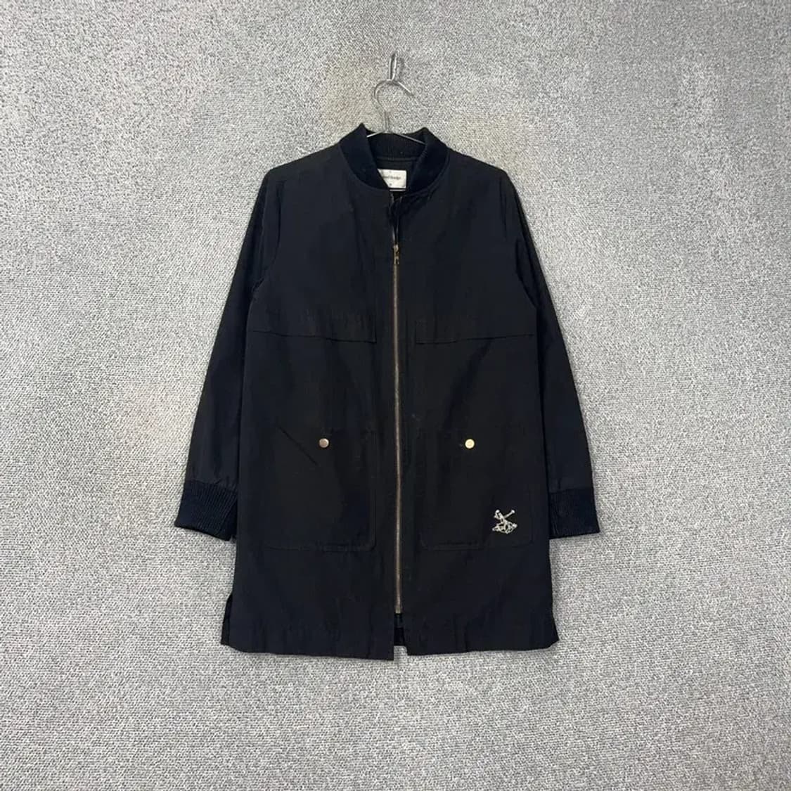 마인드브릿지 여성 블랙 블루종 롱 자켓 55 상품이미지1