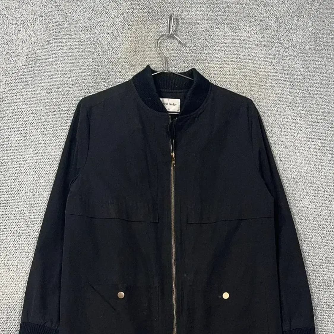 마인드브릿지 여성 블랙 블루종 롱 자켓 55 상품이미지3