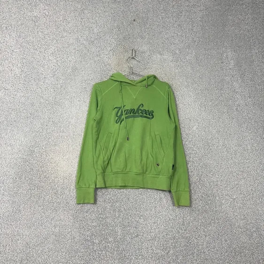 MLB 뉴욕양키즈 자수 그린 후드티 90 상품이미지1