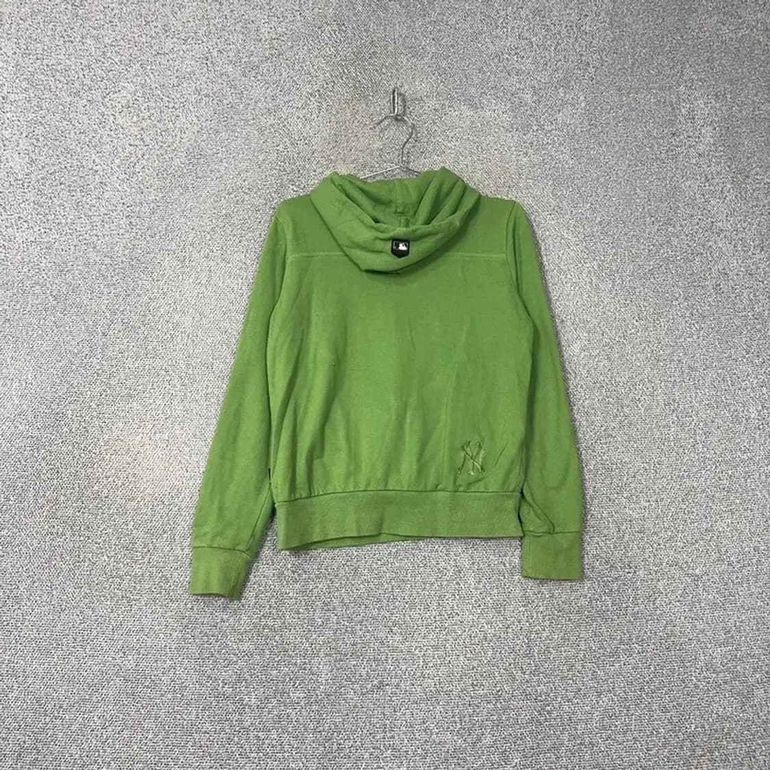 MLB 뉴욕양키즈 자수 그린 후드티 90 상품이미지2