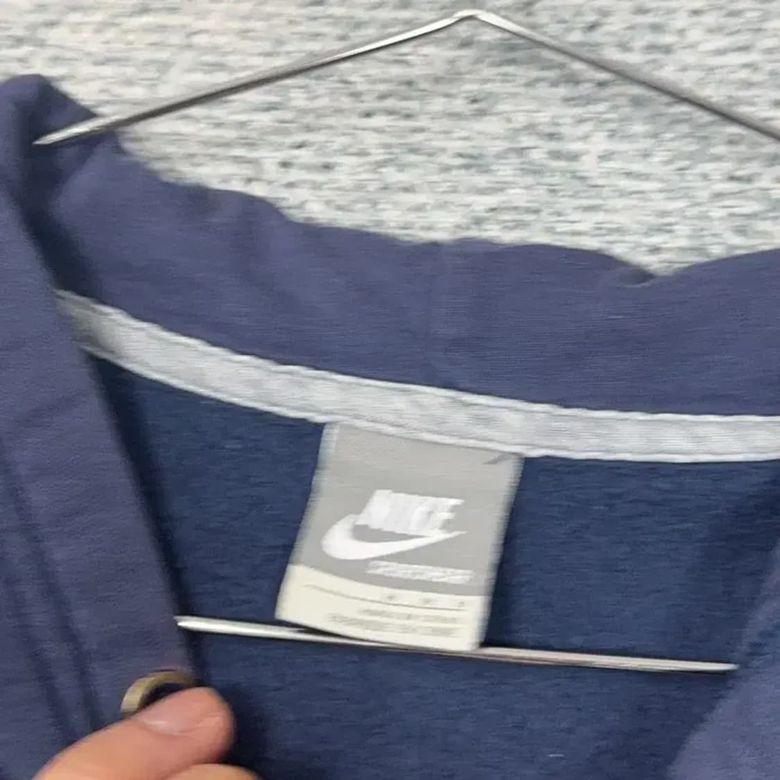 나이키 NSW 스우시 네이비 후드집업 S 상품이미지3