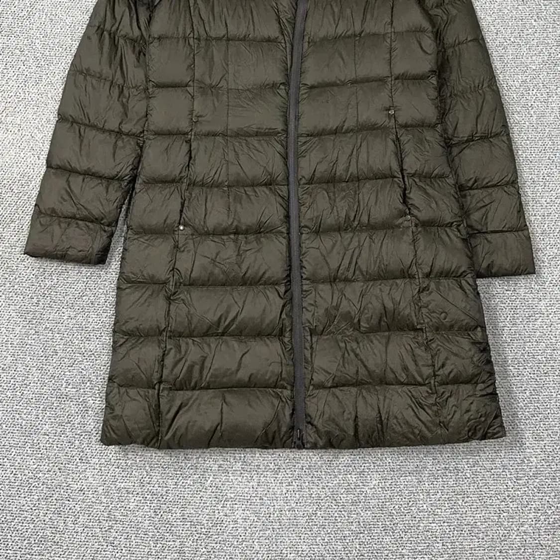 밀레 여성 카키 경량 패딩 S 상품이미지4