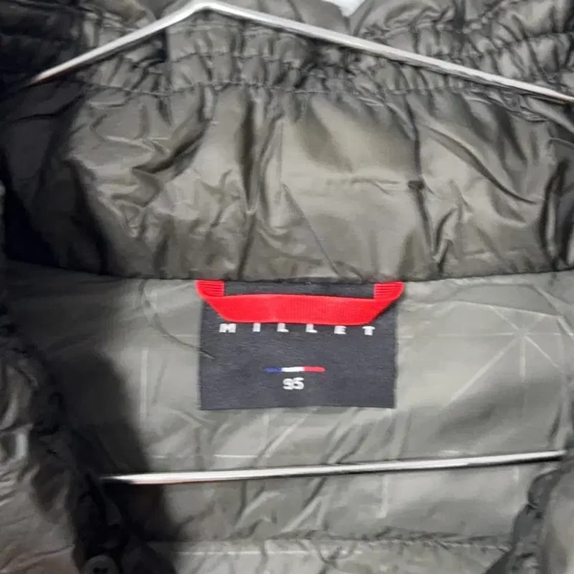 밀레 여성 카키 경량 패딩 S 상품이미지5