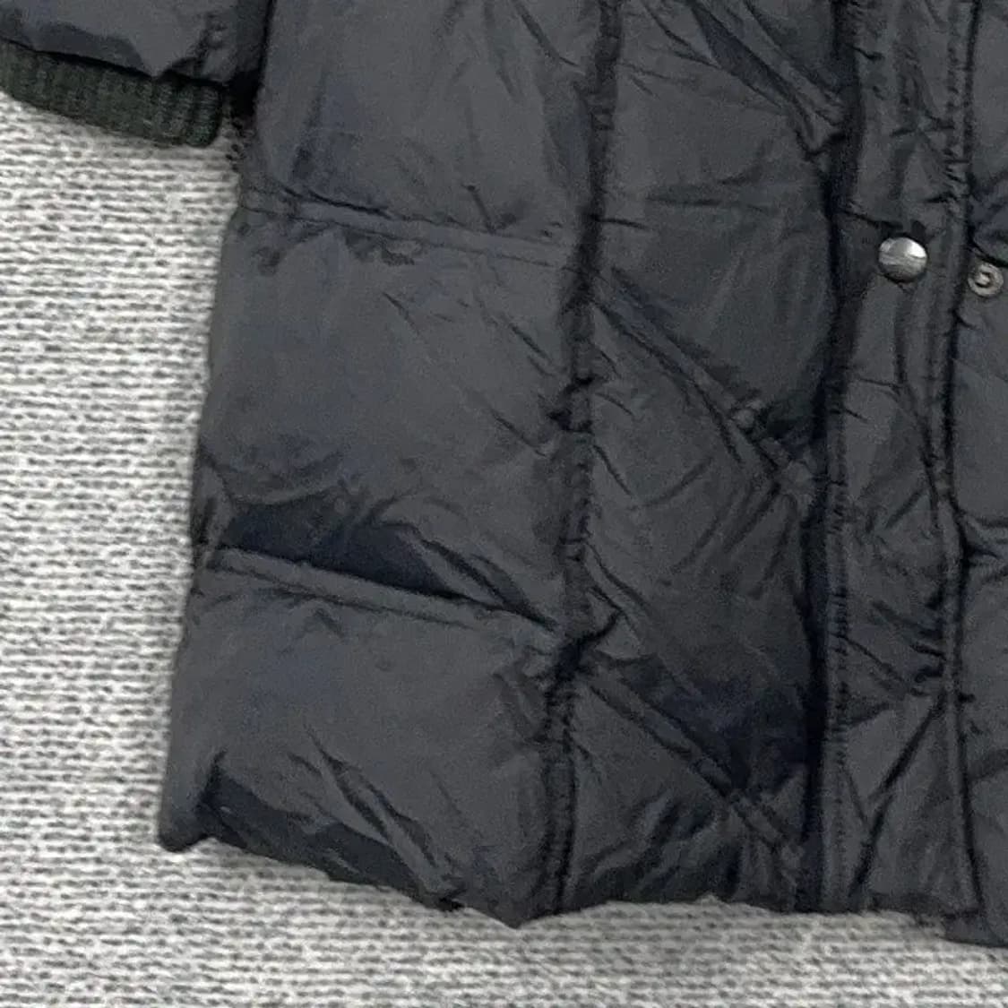 DKNY 여성 벨티드 블랙 롱 패딩 XS 상품이미지5