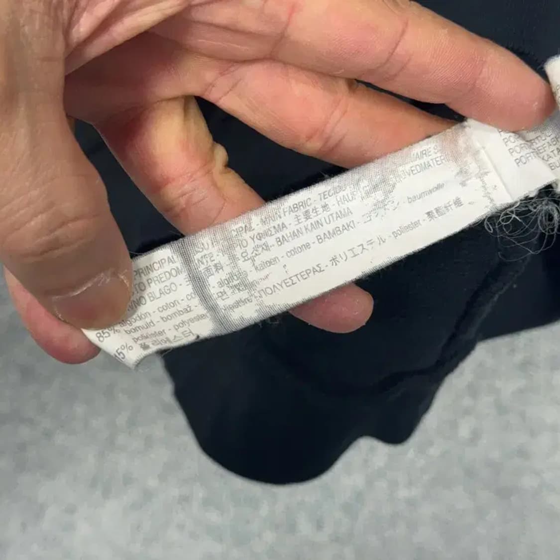 자라 남성 프린팅 네이비 맨투맨 L 상품이미지4