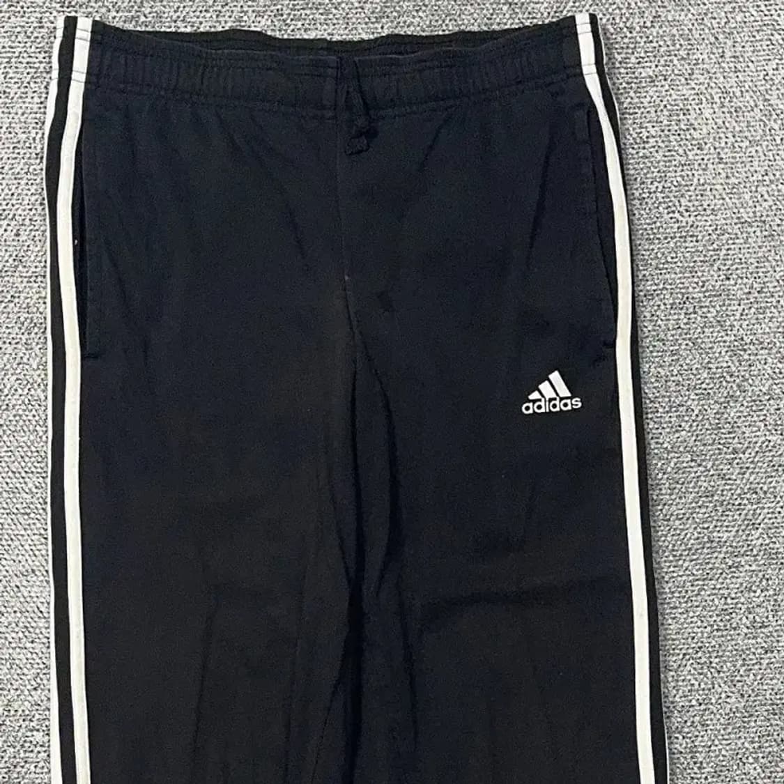 아디다스 로고 삼선 블랙 팬츠 95 상품이미지3