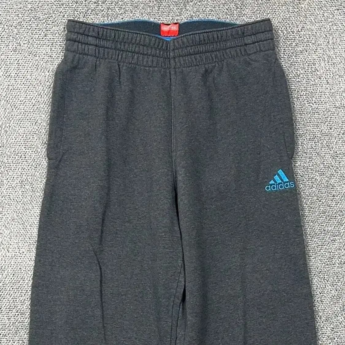 아디다스 로고 그레이 조거팬츠 M 상품이미지3