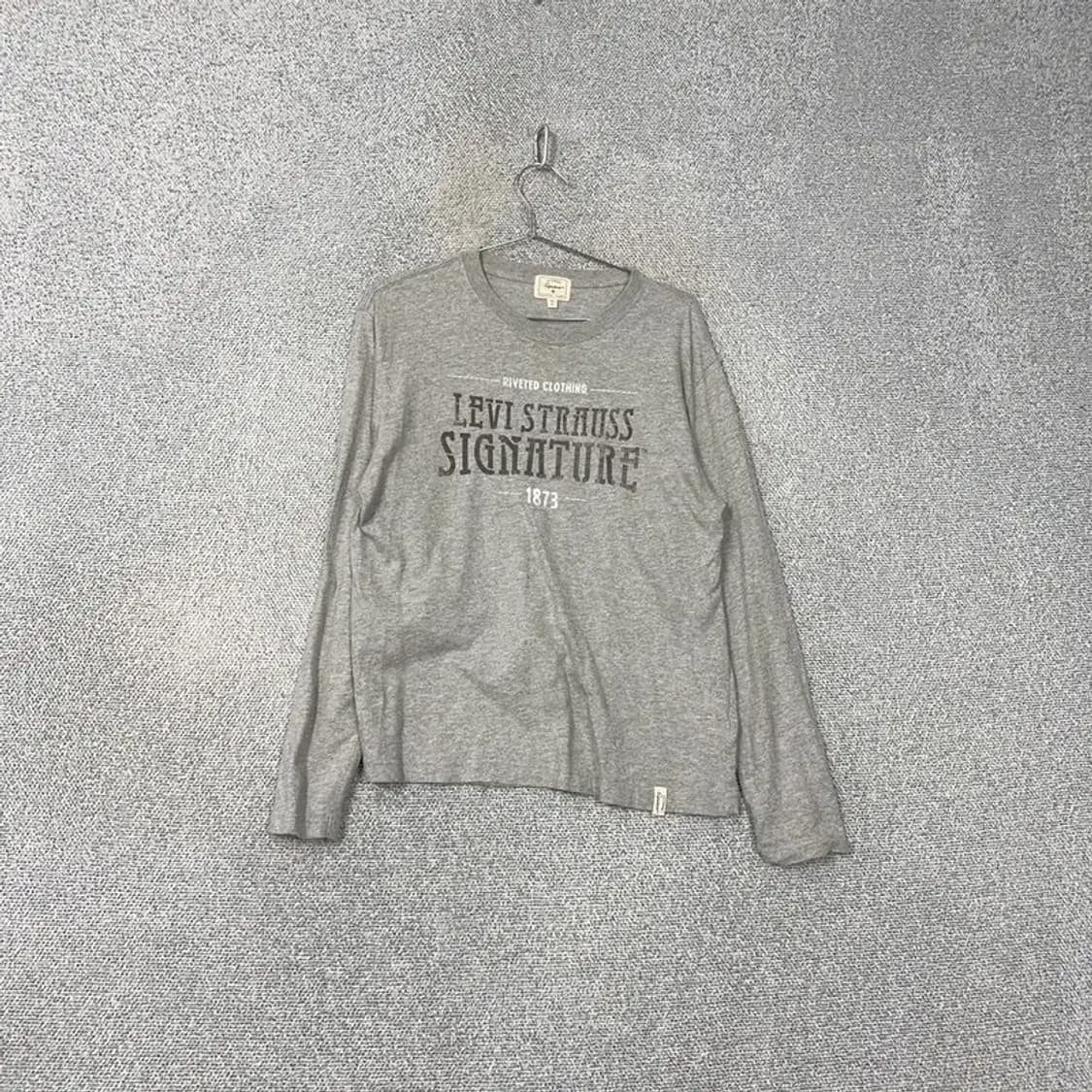 리바이스 빈티지 라이트 그레이 긴팔티 M 상품이미지1