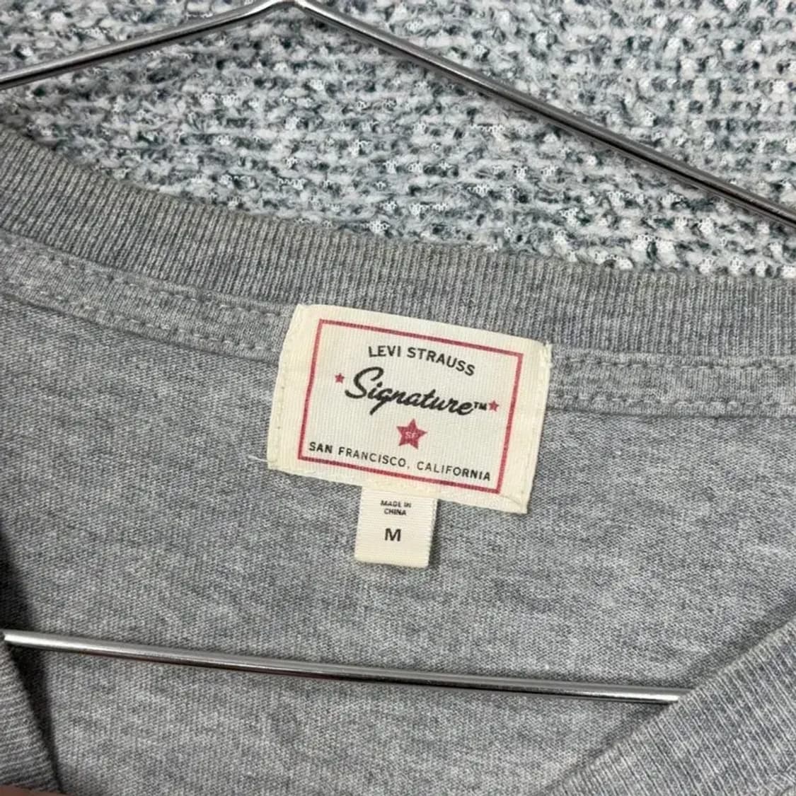 리바이스 빈티지 라이트 그레이 긴팔티 M 상품이미지3