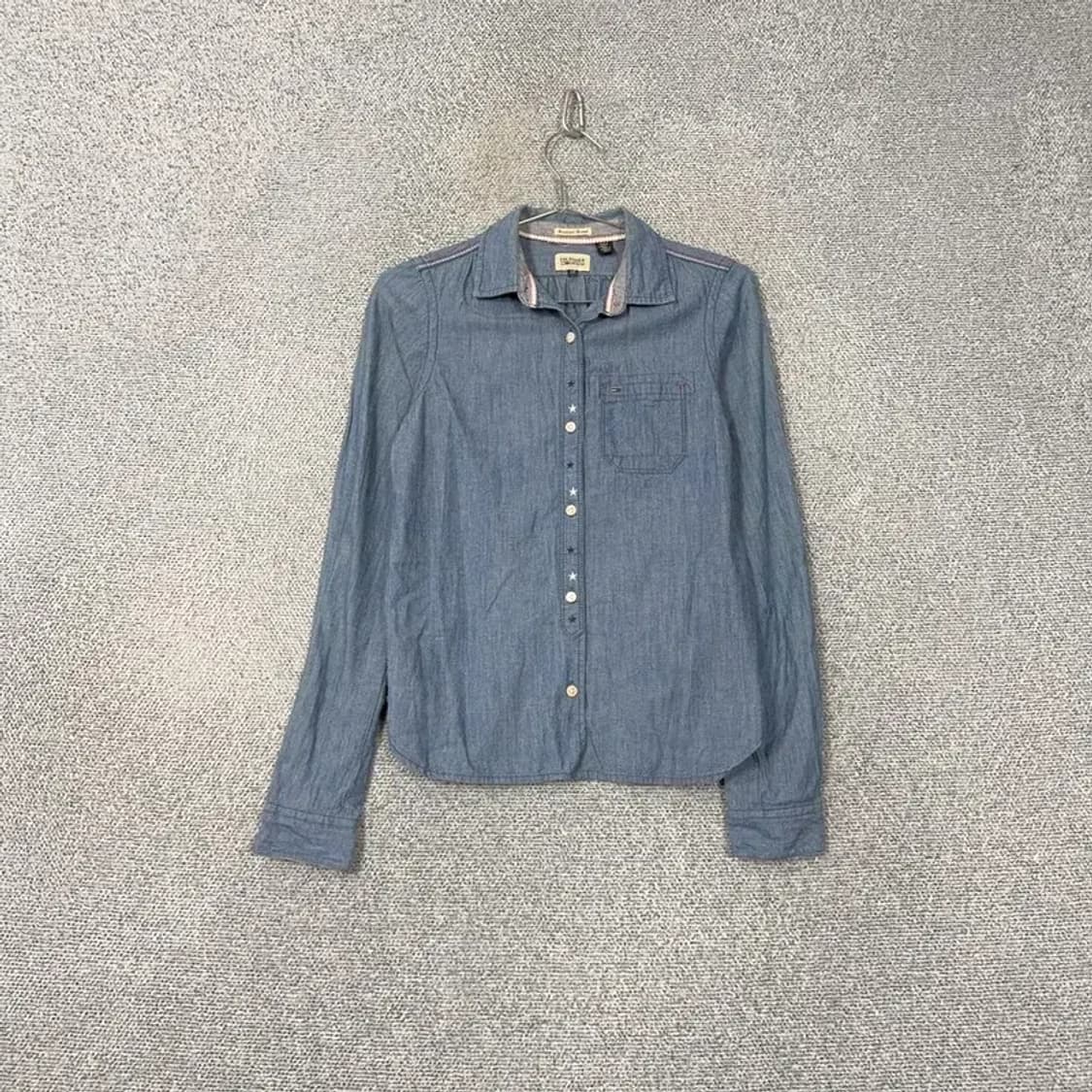 타미힐피거 여성 포켓 데님 셔츠 XS 상품이미지1