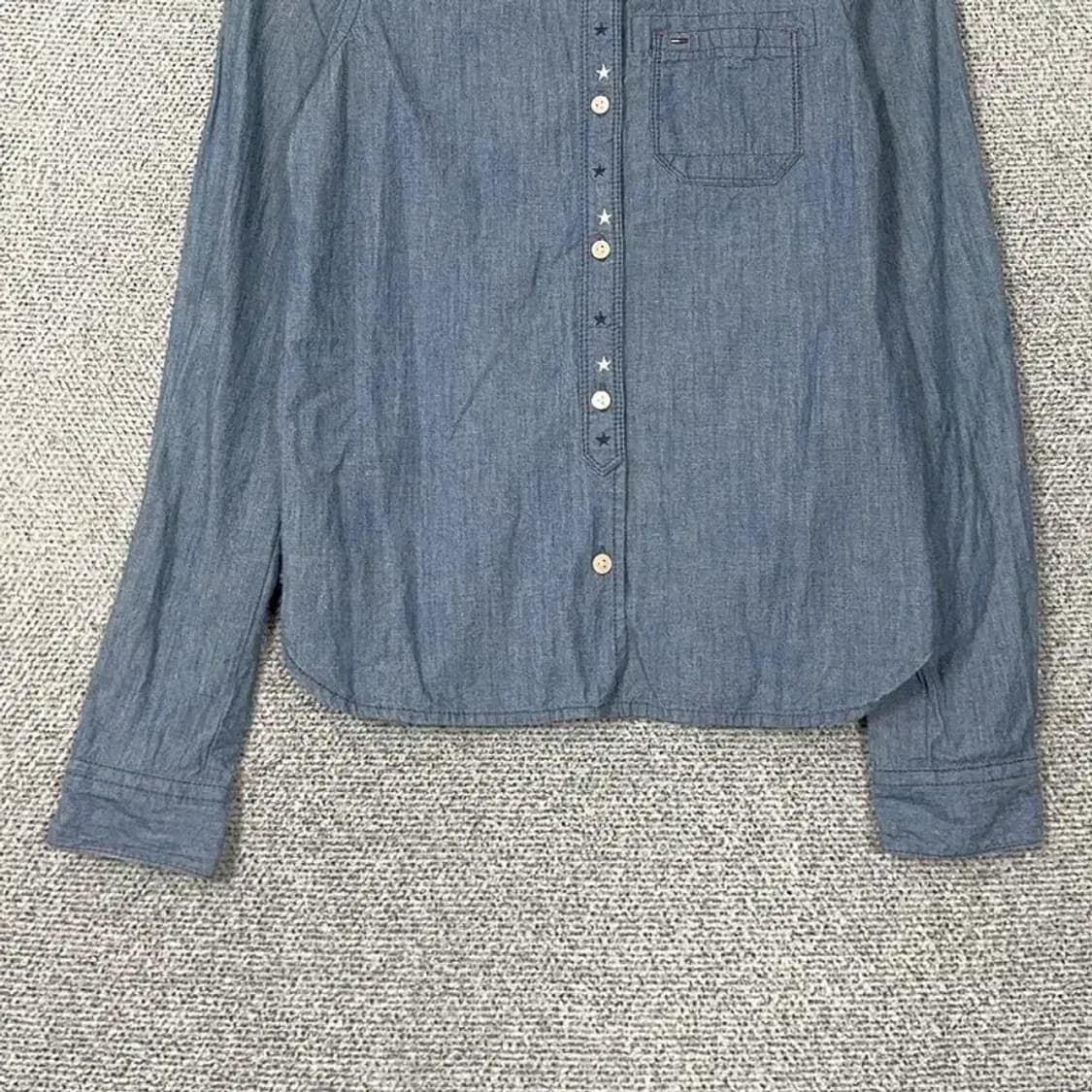 타미힐피거 여성 포켓 데님 셔츠 XS 상품이미지4