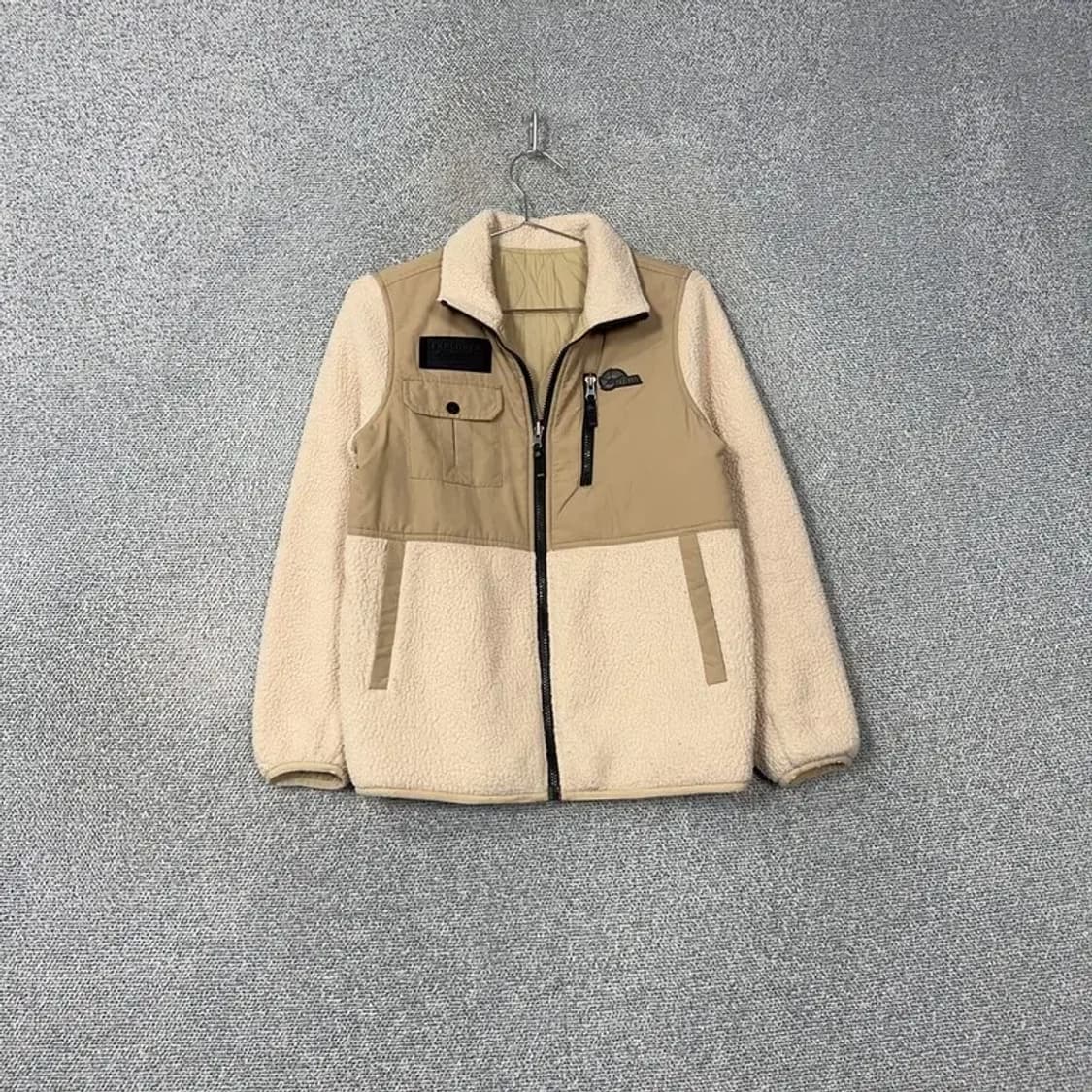 콜롬비아 리버시블 양면 베이지 후리스 자켓 90 상품이미지1