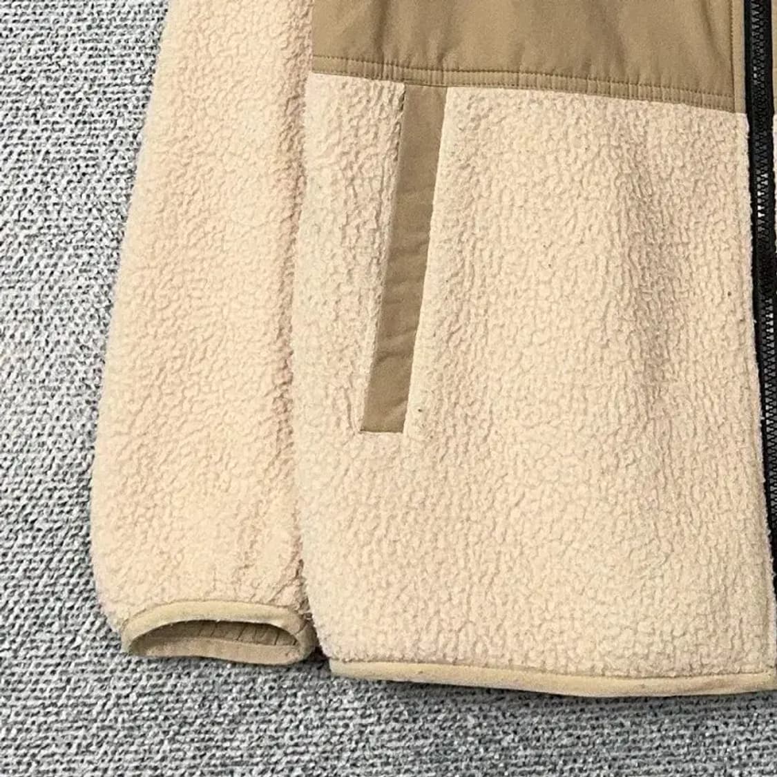 콜롬비아 리버시블 양면 베이지 후리스 자켓 90 상품이미지3