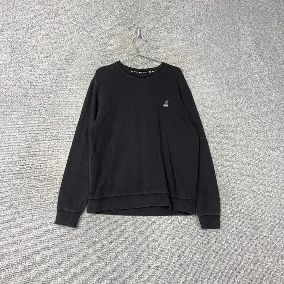 캉골 로고 블랙 맨투맨 L 상품이미지1