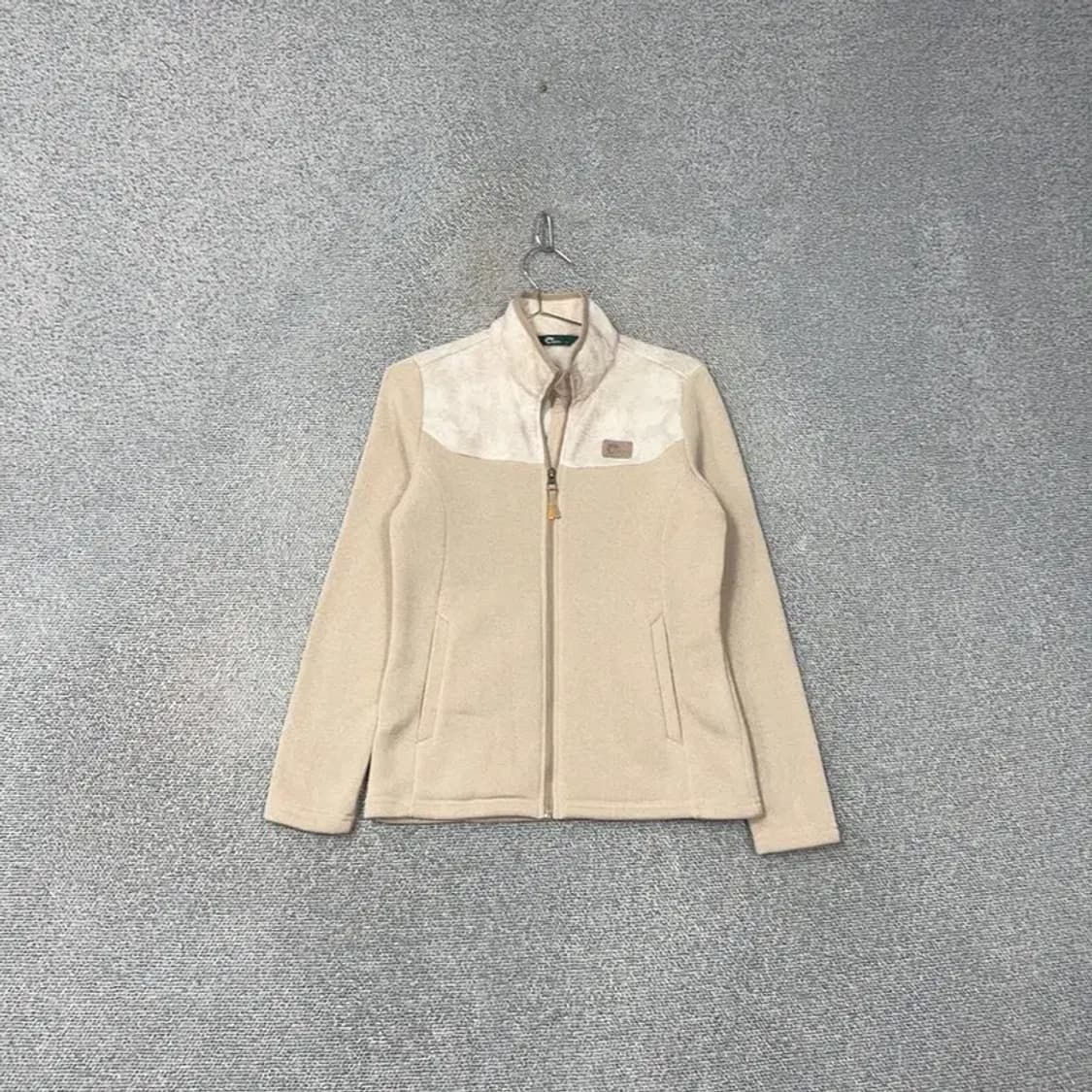 네파 베이지 로고 여성 캐주얼 후리스 집업 90 상품이미지1