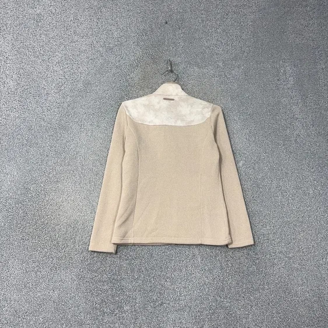 네파 베이지 로고 여성 캐주얼 후리스 집업 90 상품이미지2