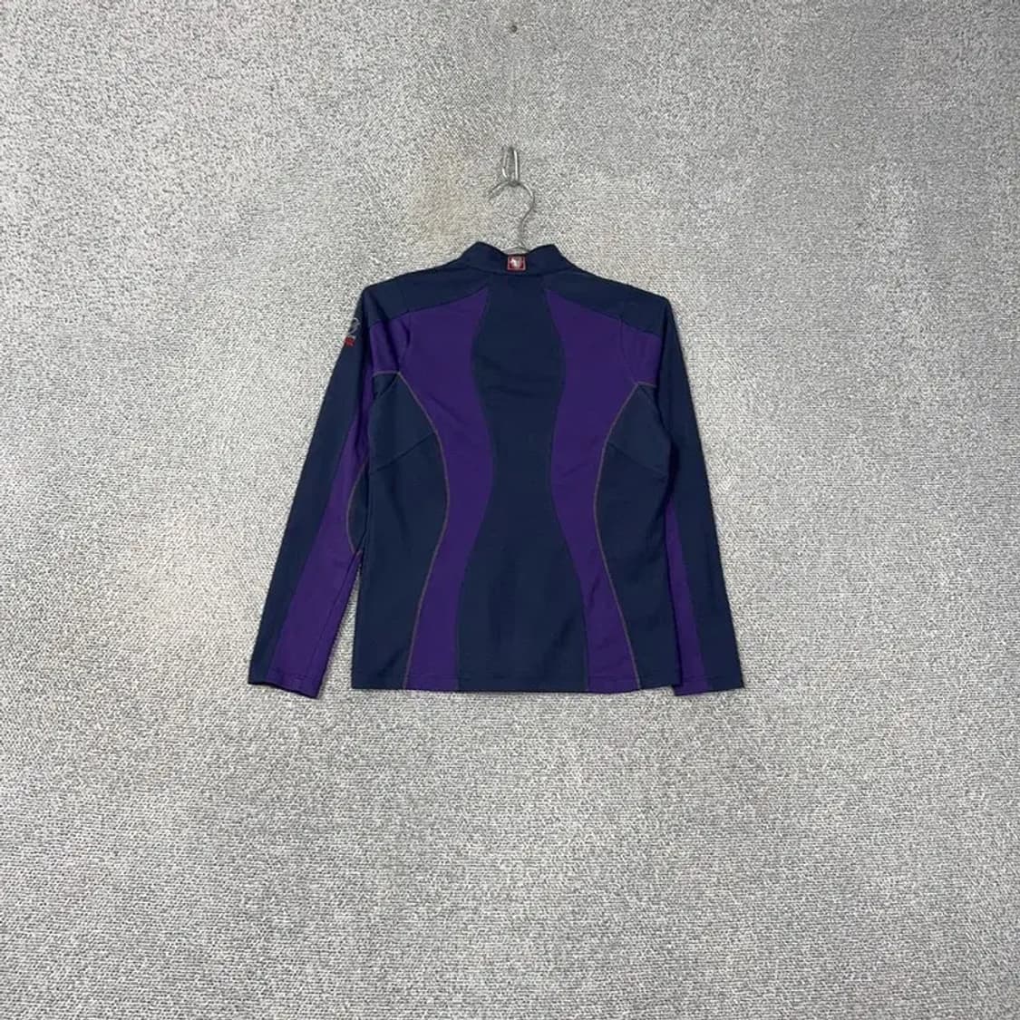 블랙야크 퍼플 로고 여성 기능성 등산 반집업 긴팔티 90 상품이미지2