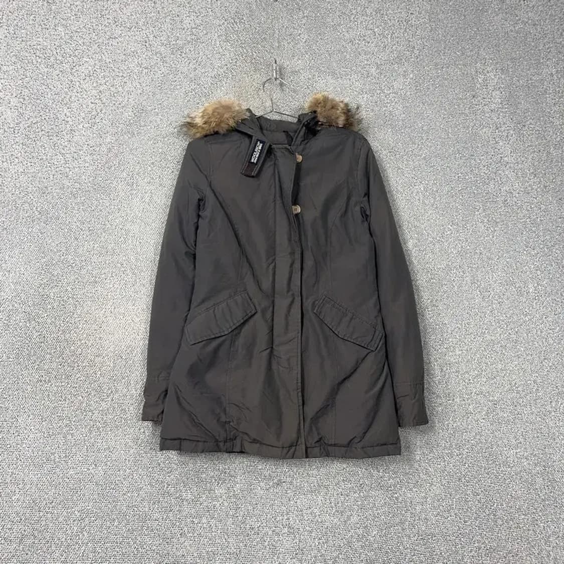 울리치 여성 클래식 그레이 야상 롱패딩 점퍼 XS 상품이미지1