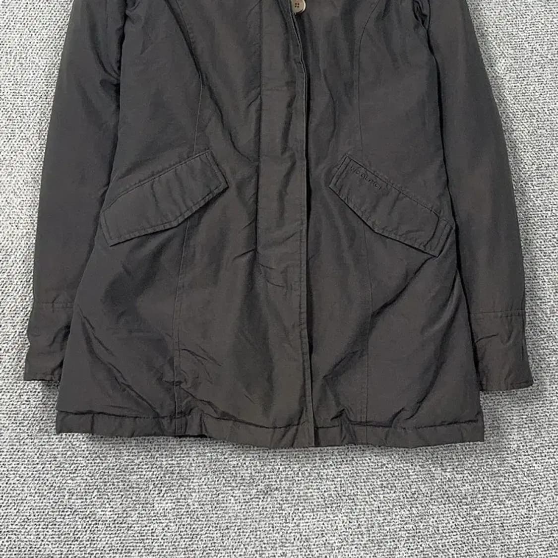 울리치 여성 클래식 그레이 야상 롱패딩 점퍼 XS 상품이미지4