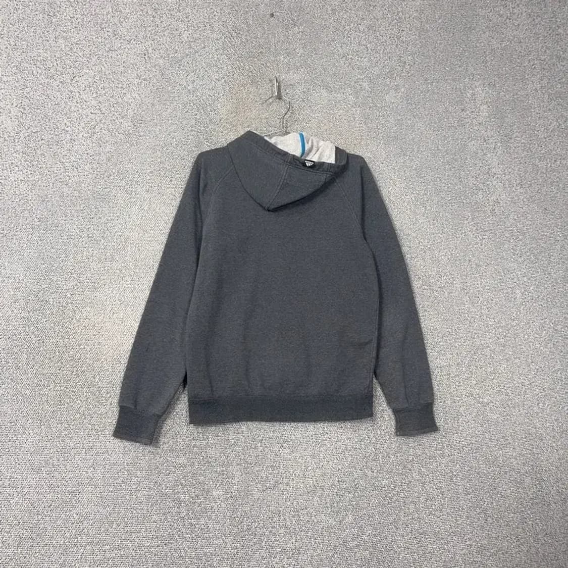 아디다스 딥그레이 블루 로고 후드집업 M 상품이미지2