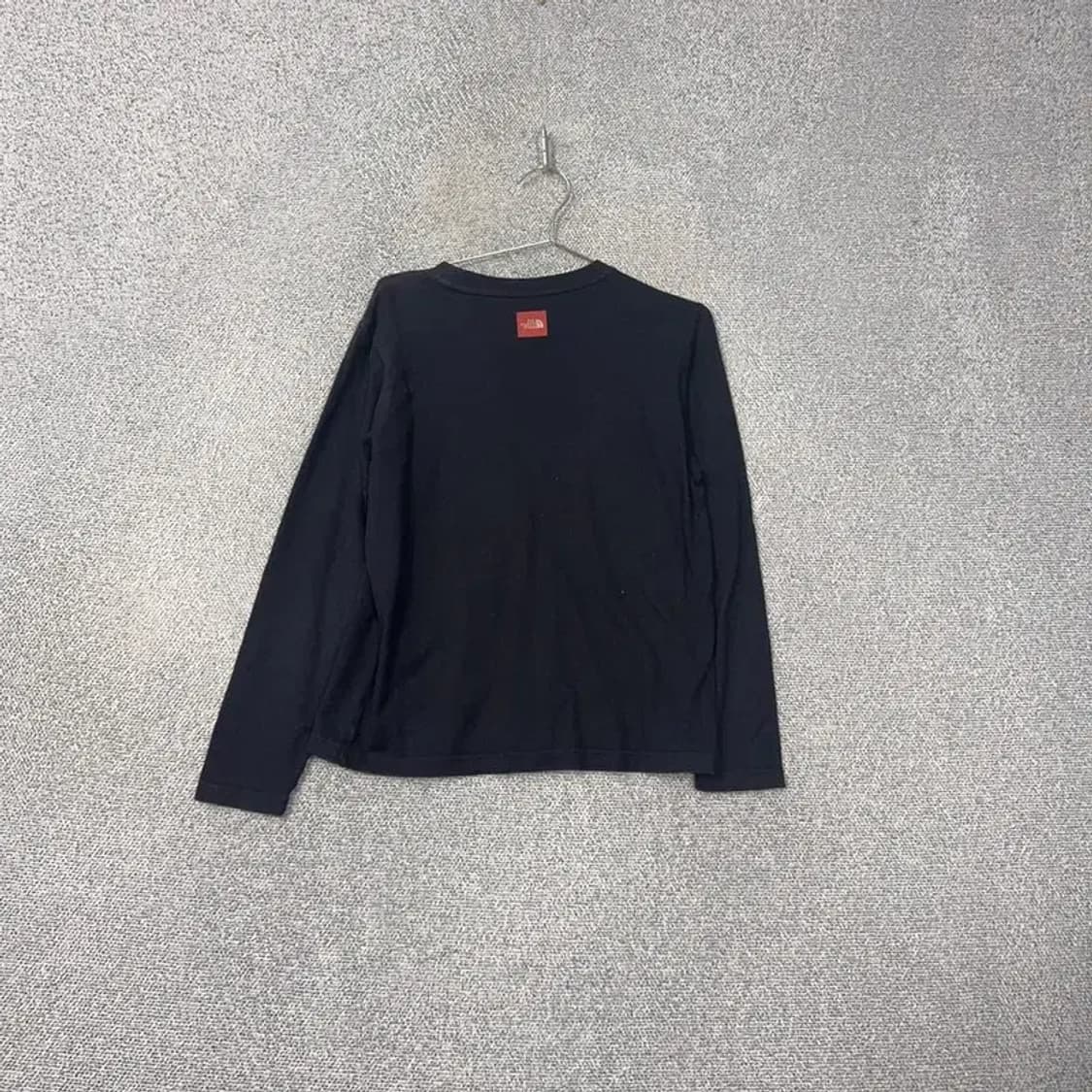 노스페이스 프린팅 네이비 긴팔티 M 상품이미지2