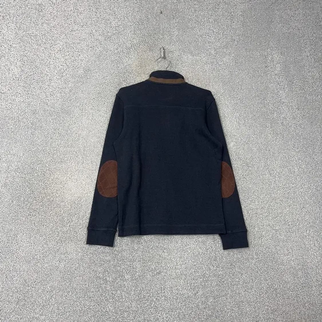 빈폴 네이비 로고 코튼 버튼 니트 긴팔티 95 상품이미지2